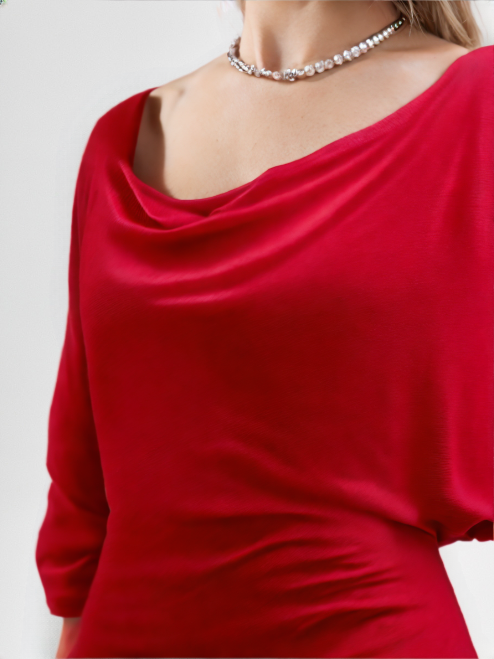 Scarlet Moon Elegance Midi Dress